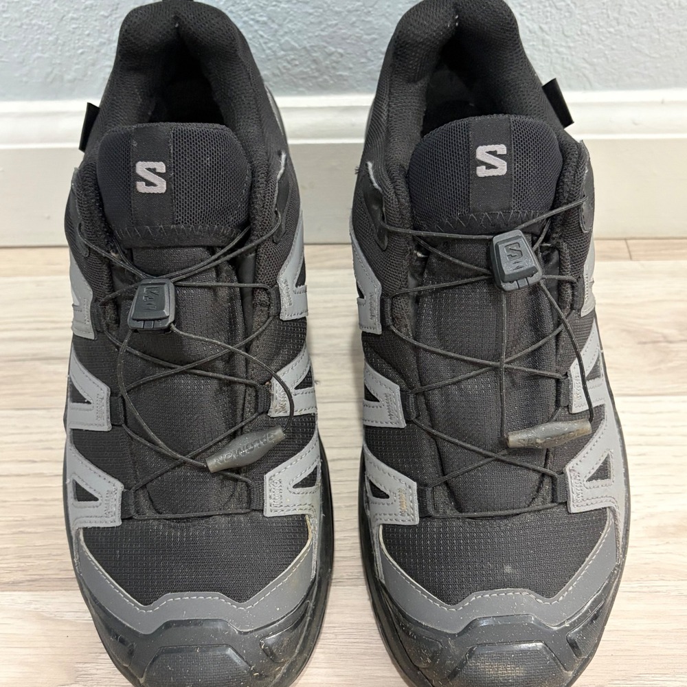 Salomon X Ultra 360 CSWP Waterproof Hiking Shoes Black Grey 474541 Mens 8.5
